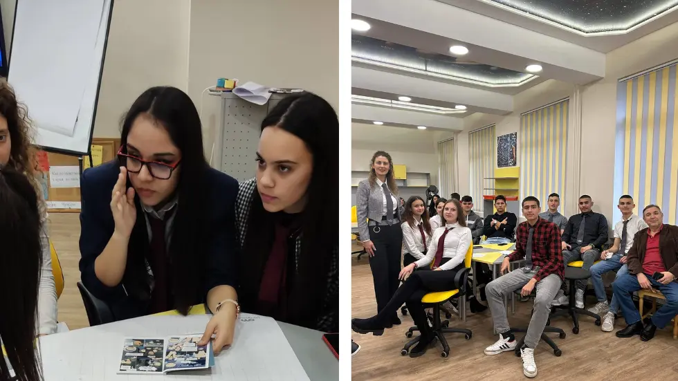 Гражданско образование - ученици повишават осведомеността си за трафика на хора