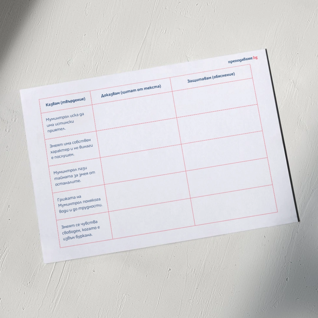 Prepodavame.bg_4kl_BEL_PBO Prikliuchenieto s posledniq zmei v sveta ot Tuve Qnson - istoriq za priqtelstvo i svoboda_RL - tablitsa KDZ + kliuch