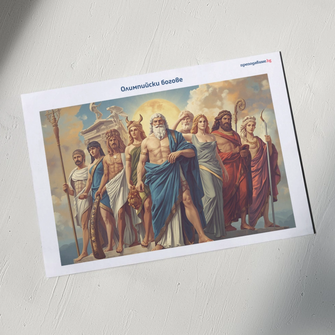 Prepodavame.bg_5kl_BEL_PBO Kak drevnite hora si obqsnqvali sveta_RL - Olimpiiski bogove - urok 3