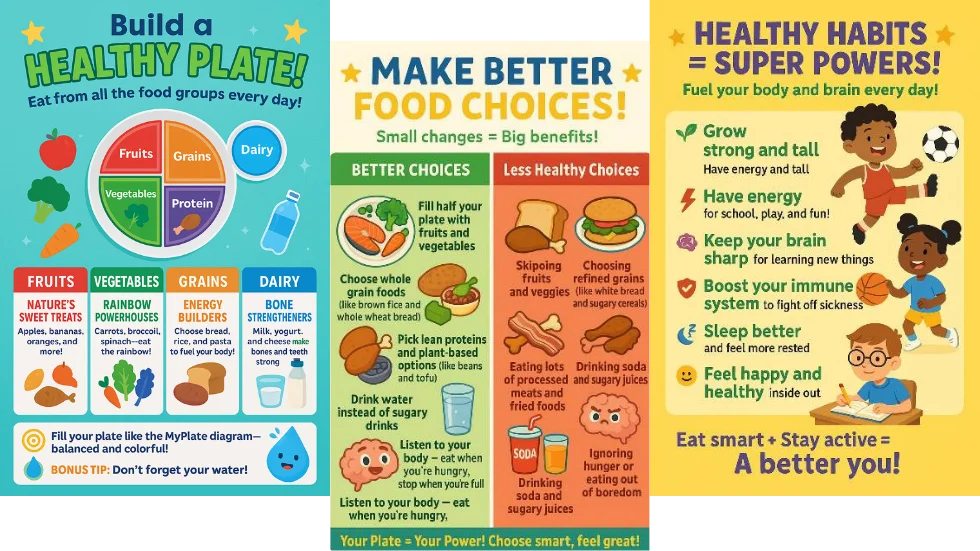 Може ли изкуственият интелект да научи тийнейджърите да се хранят здравословно? 1 Готови проекти на ученици на тема здравословно хранене