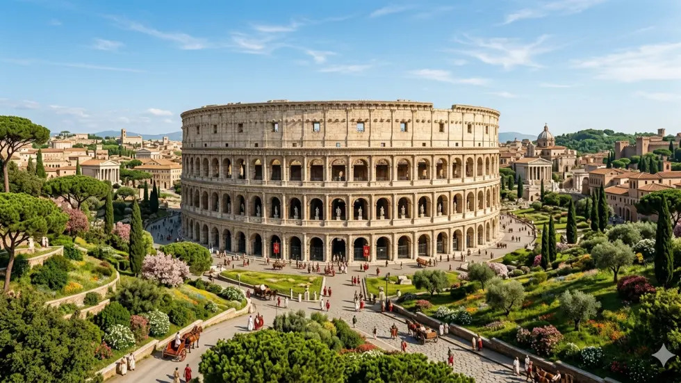 Исторически обект - Италия, 10 идеи за пролетна декорация на класната стая с помощта на ИИ