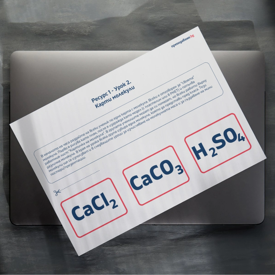 Prepodavame.bg 7kl HIMIA PBO Svqt ot molekuli ot formuli do posteri RL Karti na molekuli