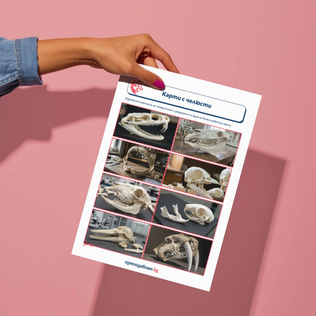 Prepodavame.bg 10kl BIO PBO Svidetelstva za evolutsiqta prozorets v minaloto i badeshteto RL Karti s cheliusti