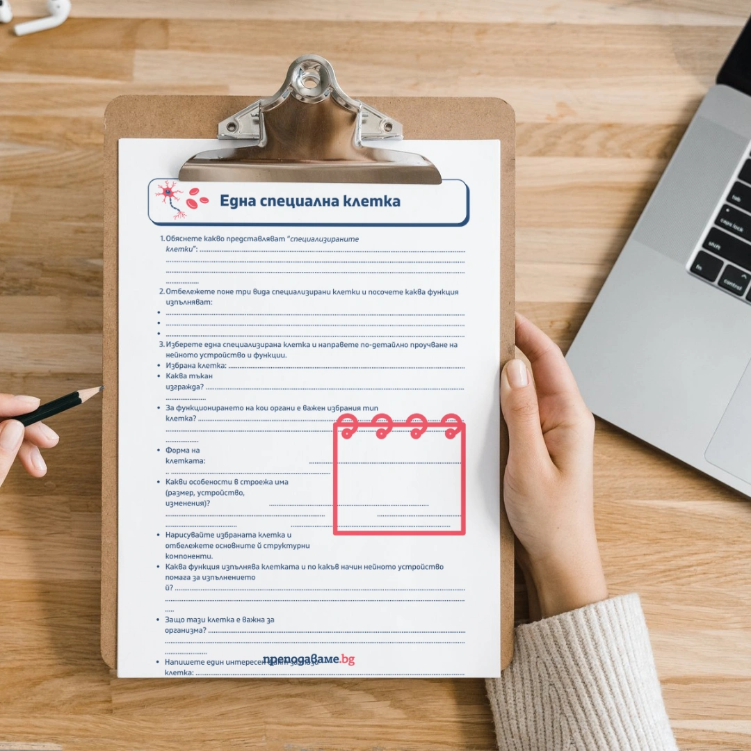 Prepodavame.bg 5kl CHP PBO Kletkite gradivnite blokcheta na jivota RL Edna spetsialna kletka