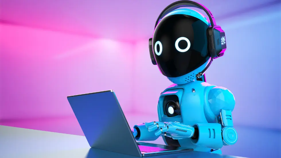 chatbot пред компютър