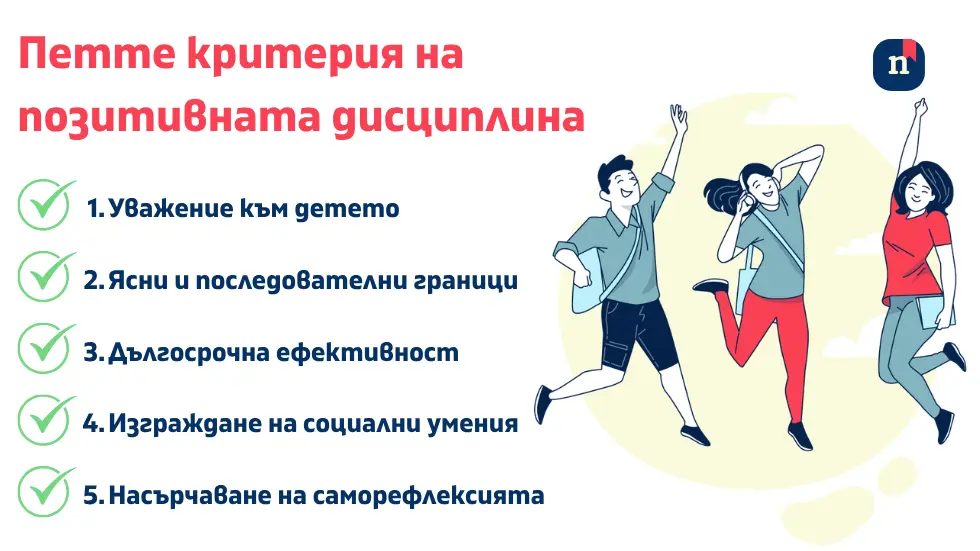 5 критерия за позитивна дисциплина