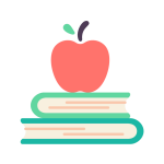Education&School_school, education, study, read, books, apple, fruit