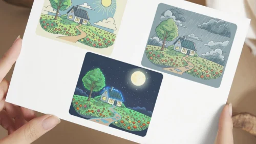 Prepodavame.bg_1kl_II_PBO Igrograd Otkrivateli na formi i tsvetove_RL - Tri stseni