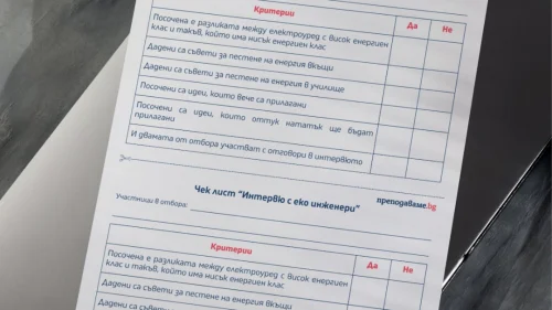 Prepodavame.bg_6kl_TP_PBO Energospestqvane v doma i v uchilishte_RL - Checklist